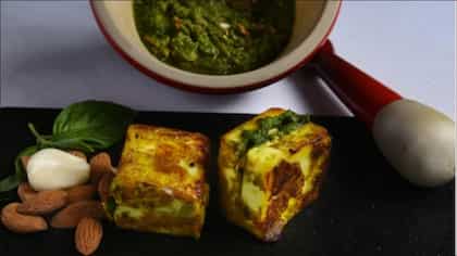 Father’s Day recipe: Feed dad’s heart and soul with almond pesto paneer tikka