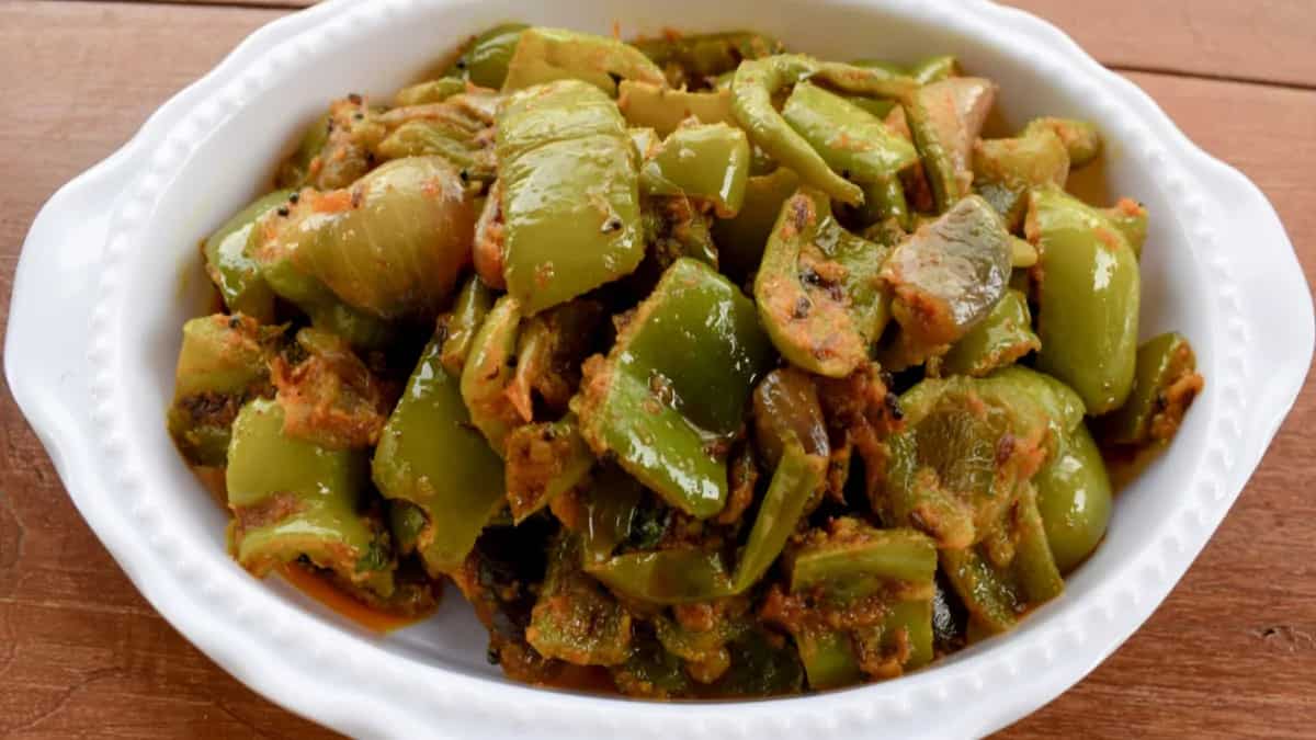 Capsicum Vangi Bhat The Quick Maharashtrian Comfort Food