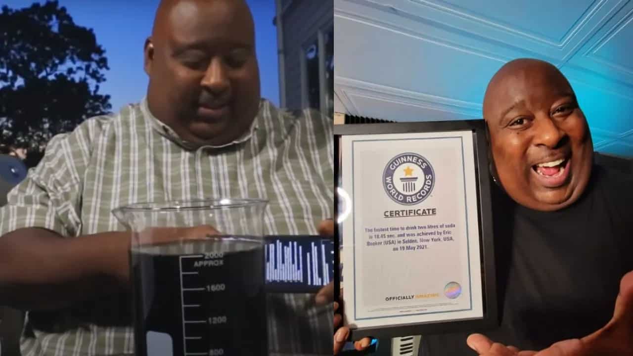 Viral: Us Man Becomes The Fastest Soda Drinker By Chugging 2 Litres In Seconds; Sets World Record 