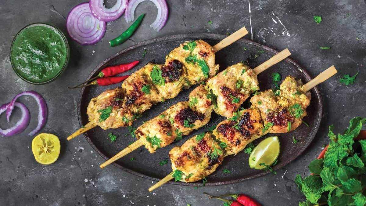 Chicken Reshmi Kebab: Tender Bites Cooked Over Coal 