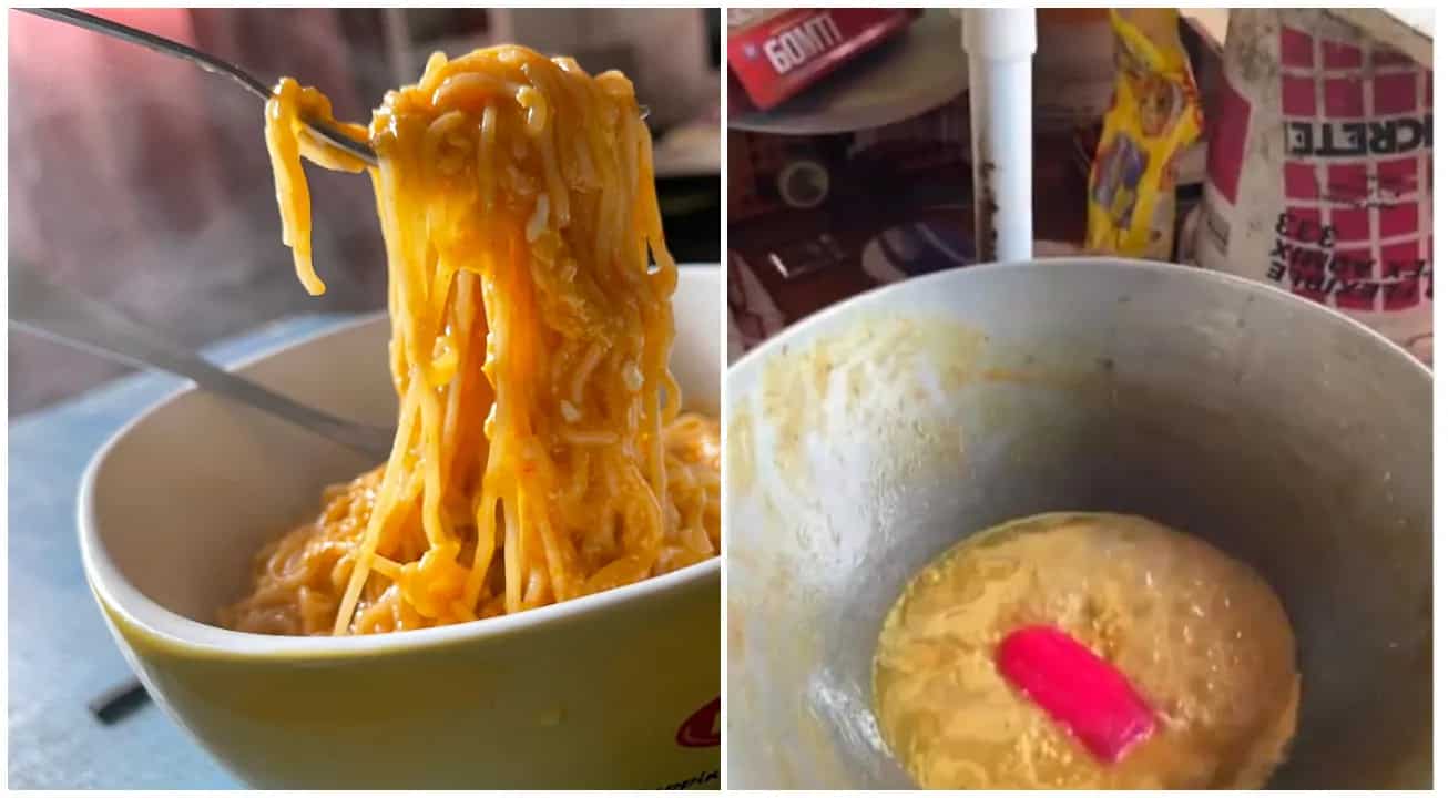 Viral ‘Raspberry Ice Cream Maggi’ Baffles The