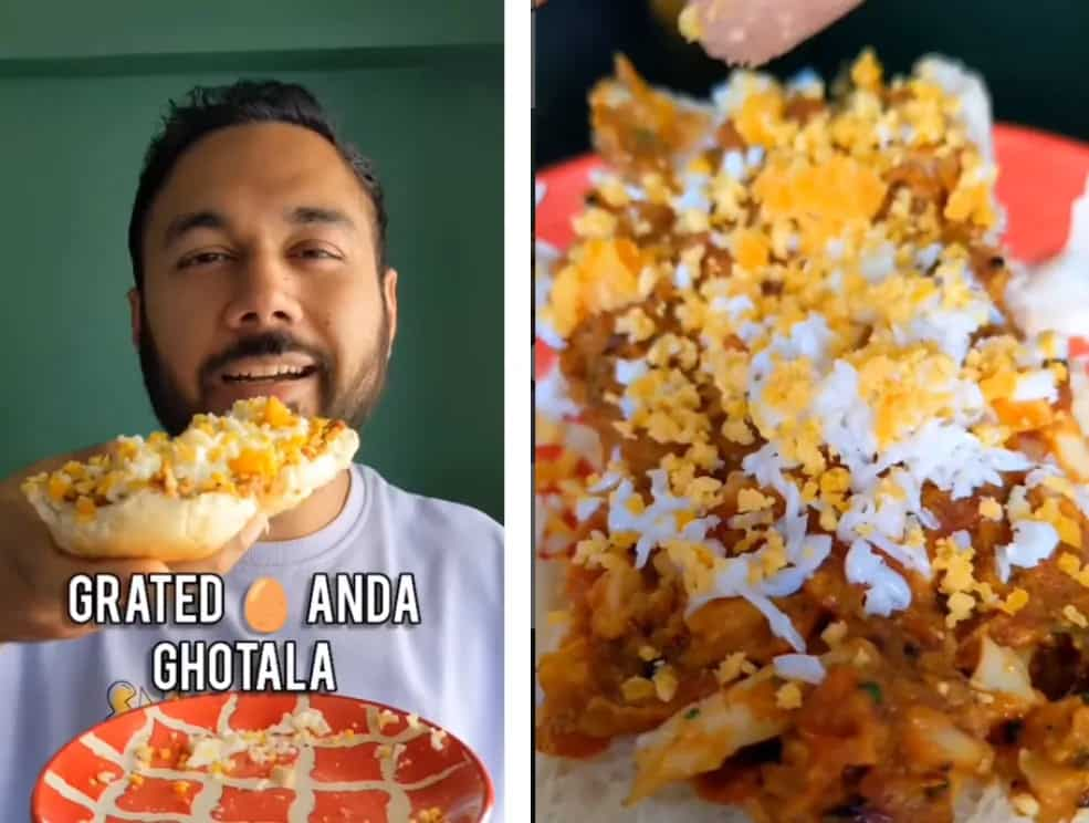 Saransh Goila’s ‘Grated Anda Ghotala’ Is A Desi Spin To This Viral Breakfast Trend 