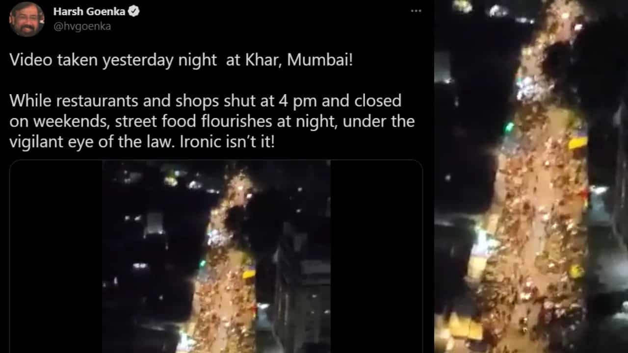 Viral: Harsh Goenka’s Shows Stark Contrast Between Mumbai Street Food And Restaurant Business; Twitter Sympathises