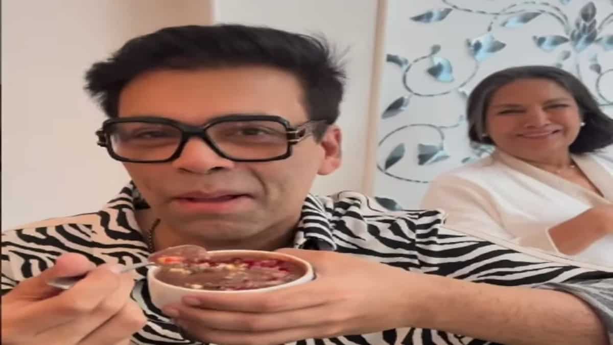 Karan Johar’s Food Seems To Be Too ‘Designer’ For Farah Khan: Watch Their Fun Banter