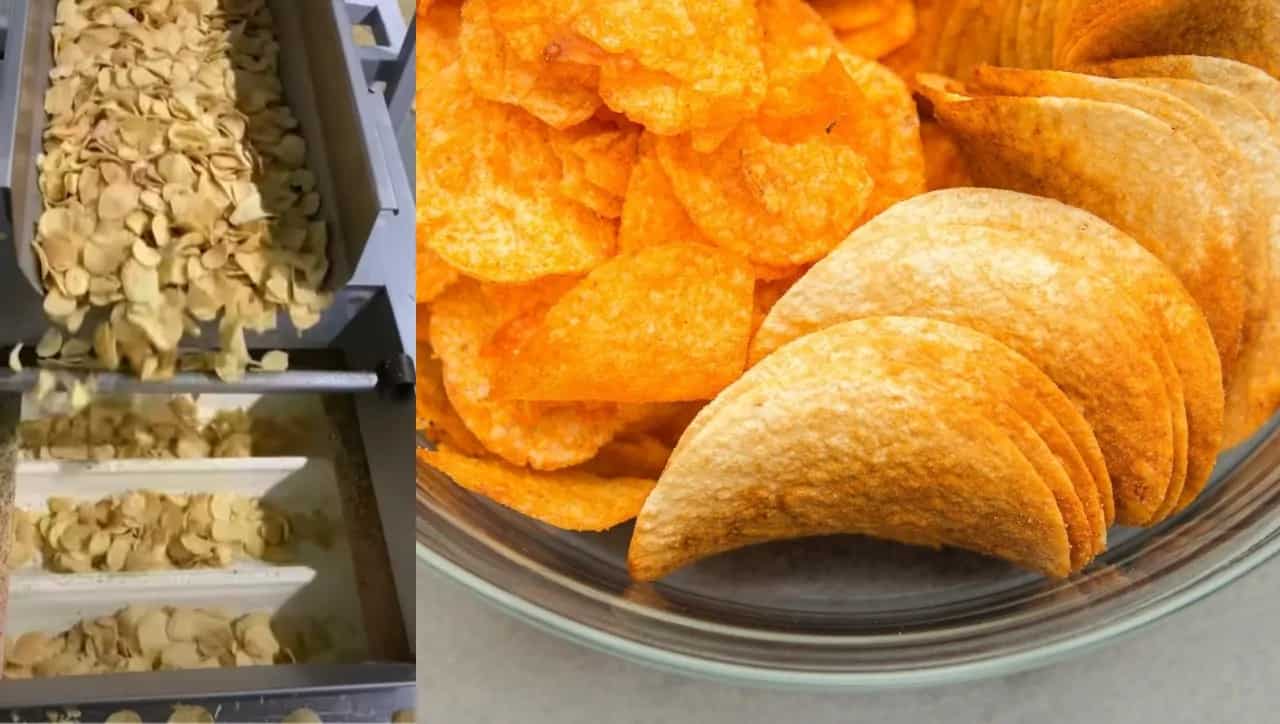 Have You Seen The Trending Video Of Manufacturing Potato Chips In A Factory?  