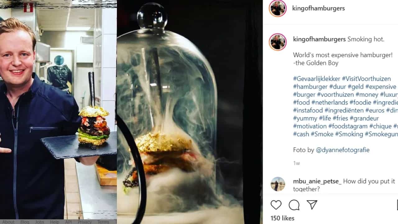 Golden Boy Grabs The Spotlight As The World’s Most Expensive Hamburger, Sold For INR 4 Lakhs