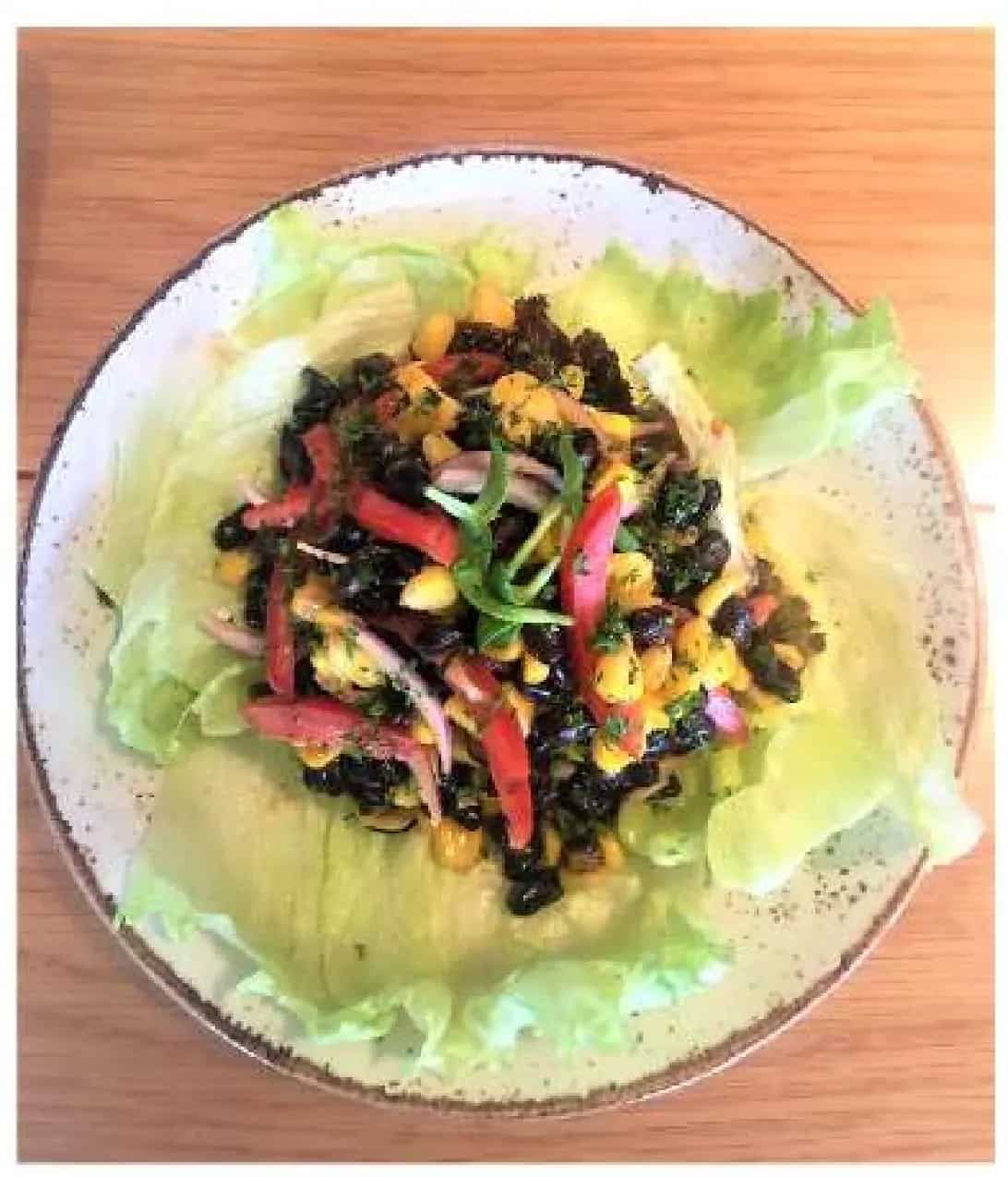 Black Bean Salad With Vinaigrette Dressing A Perfect Summer Slaw By