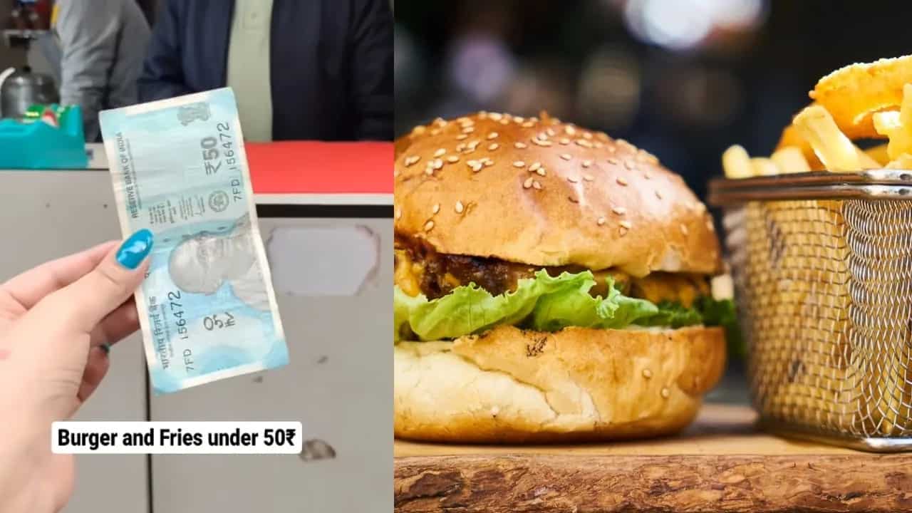 This Place Is Serving Burger And Fries Only At ₹50; Would You Like To Try?