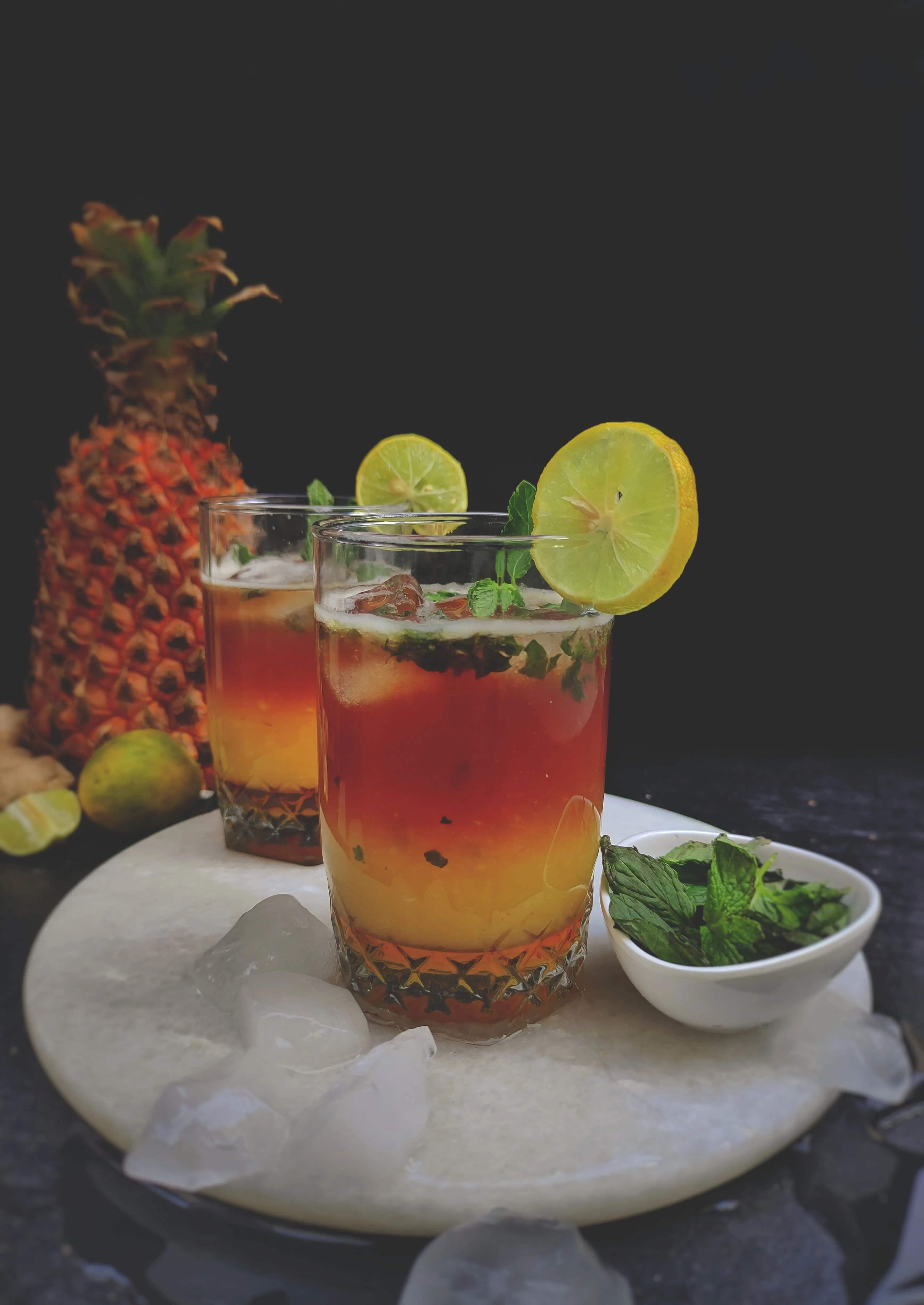 How to make Pineapple Iced Tea Recipe