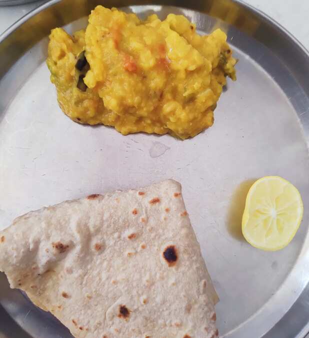 Lauki chana dal 