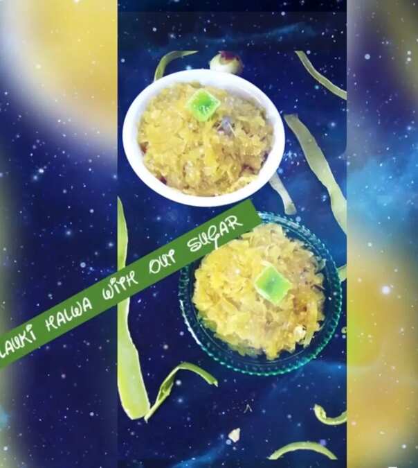 Lauki halwa without sugar