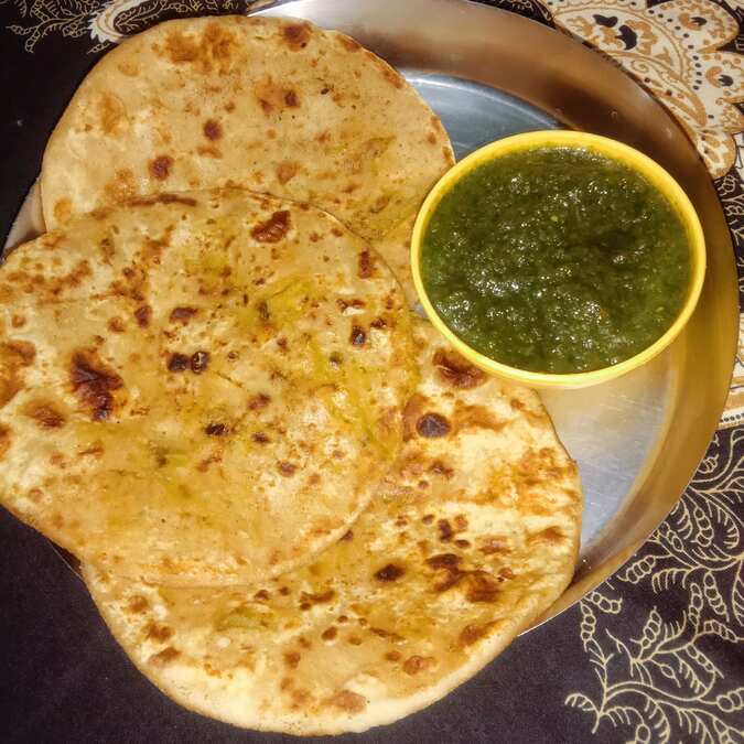 Cabbage stuffing paratha