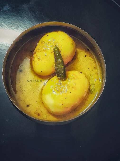 Steamed Egg Curry #Egg#BMST