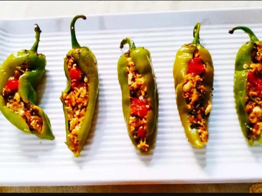 Stuff Paneer Bhurji Chilli