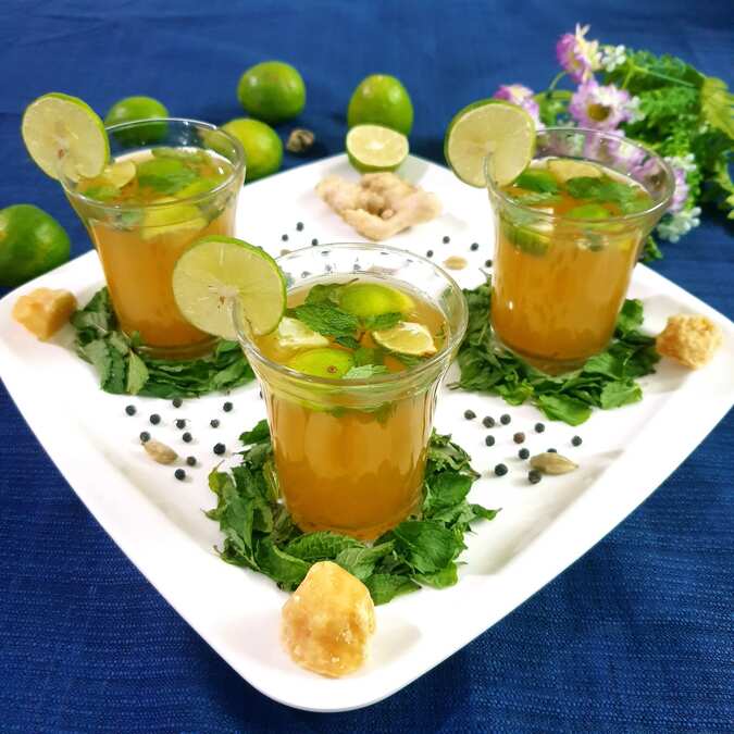 Jaggery Mint Juice