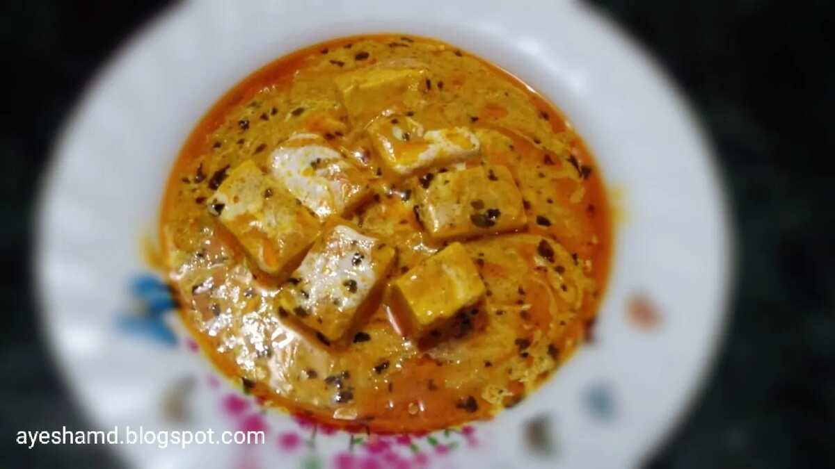 Shahi Paneer (Cottage Cheese)....Healthy Recipe