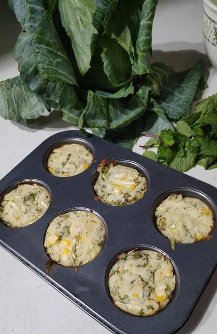 Mix vegetable muffins