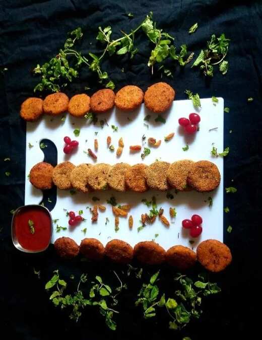 Mix veg sooji cutlet