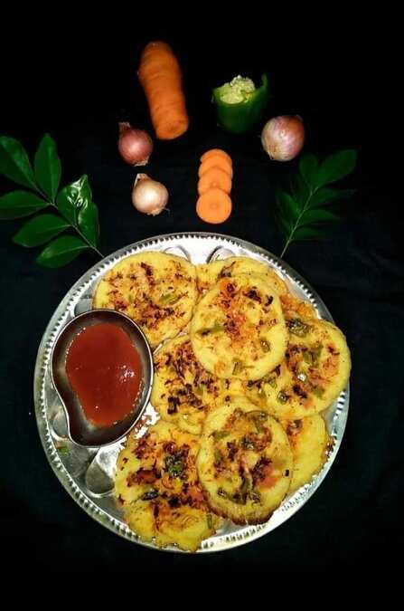 Mix veg sooji uttapam