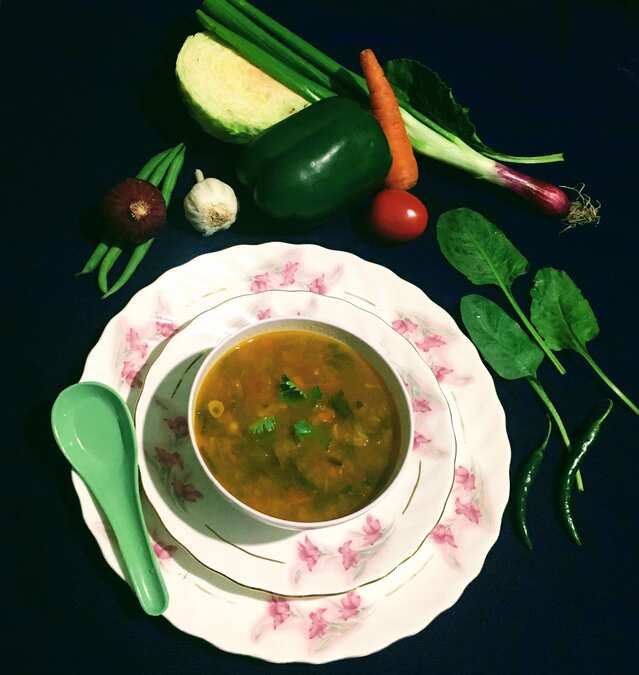 mix veg soup