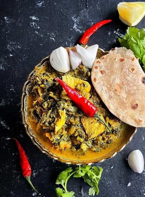 coriander chicken curry