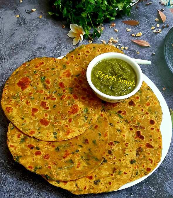 maharashtrian style methi paratha
