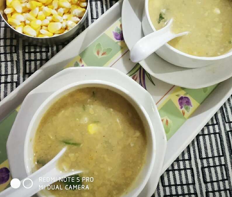 Corn soup