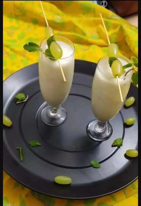 Green grapes smoothie