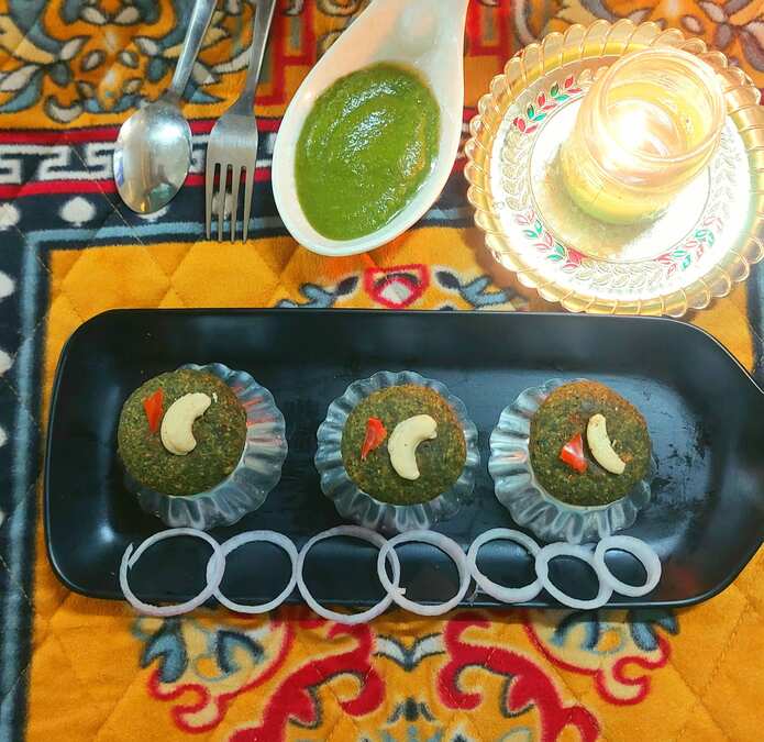 Oats Hara Bhara Kabab