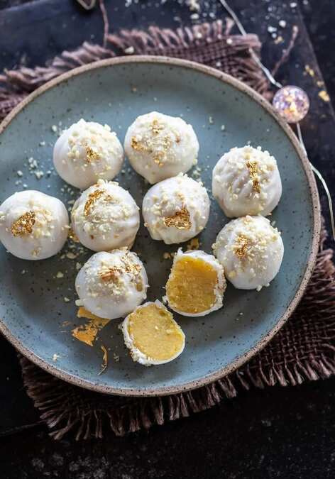 Badam Halwa Truffles