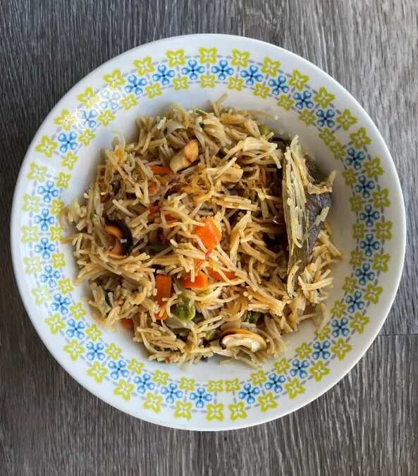 Shavige Pulao or Vermicelli pulao