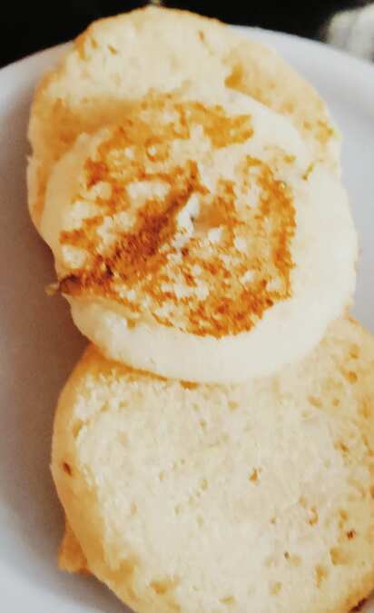 Uttapam from leftover rice 