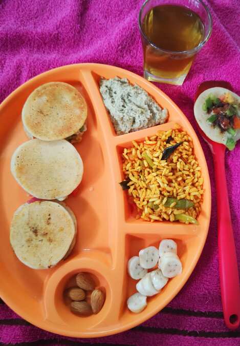 Quick breakfast platter 