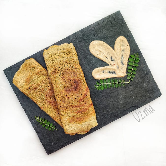 Protein Dosa/Green Moong Dal Dosa