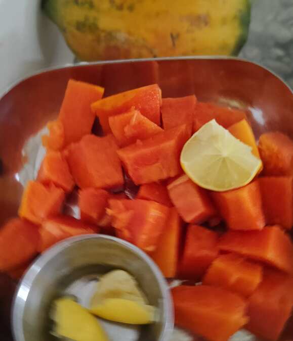 Papaya chaat 