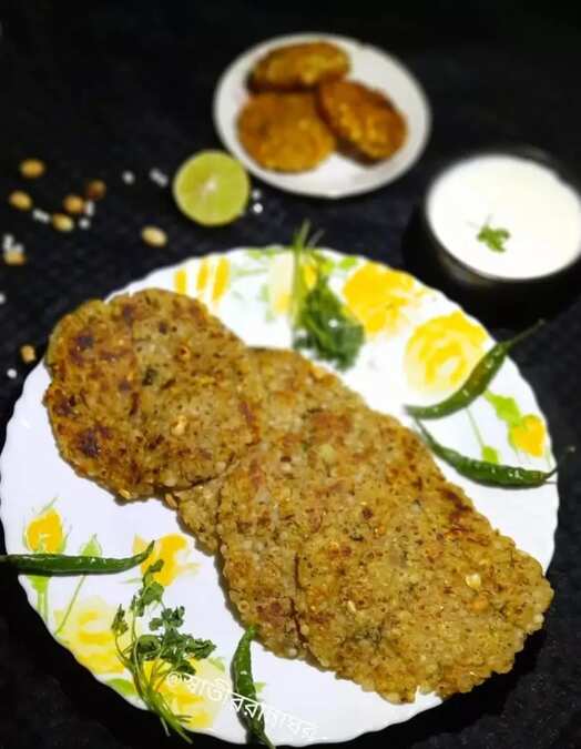 Sago paratha (sabudana porota)Maha Shibratri special