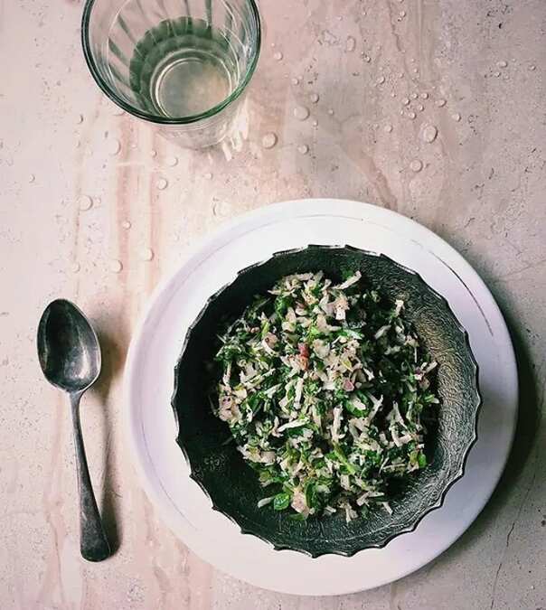 Brown Rice and Herb Salad