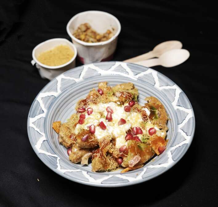 Aloo tikki Nachos ♥️