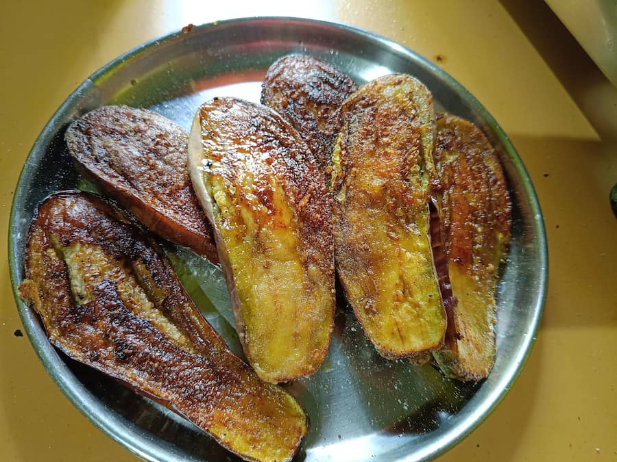 Brinjal fry