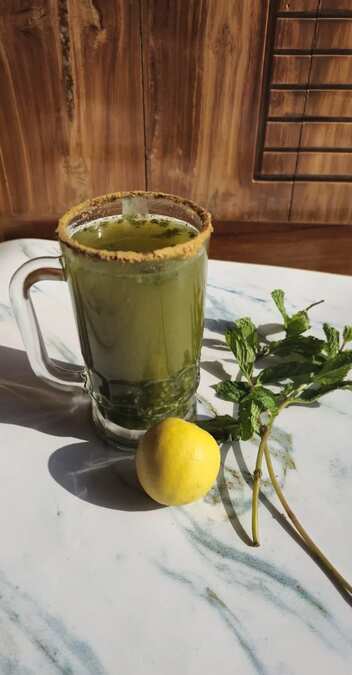Refreshing Mint lemonade