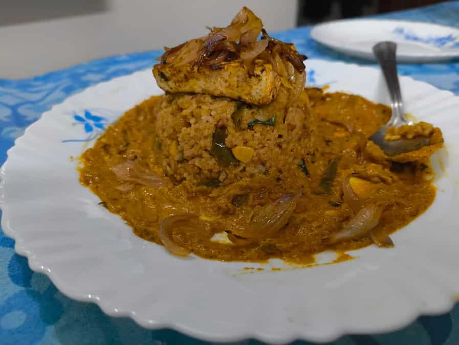 Pnaneer nawabadr and sticky pulao