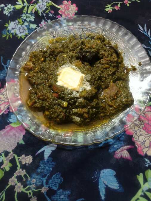Mutton palak 