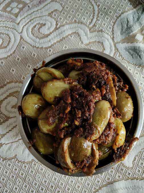 Bringal masala fry 😋
