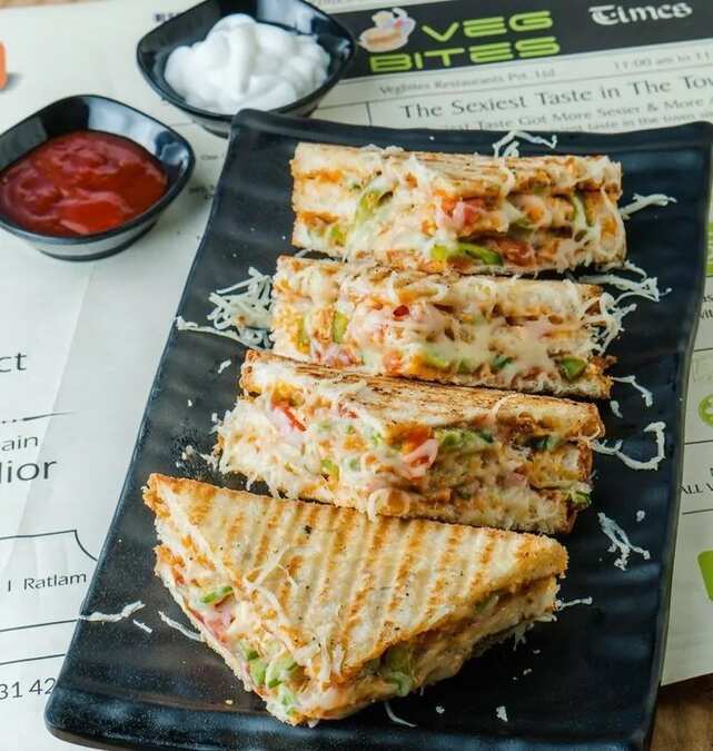 Capsicum cheese sandwich 
