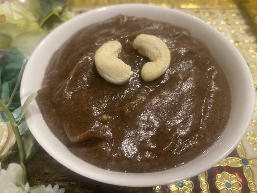 Finger millet’s or ragi halwa