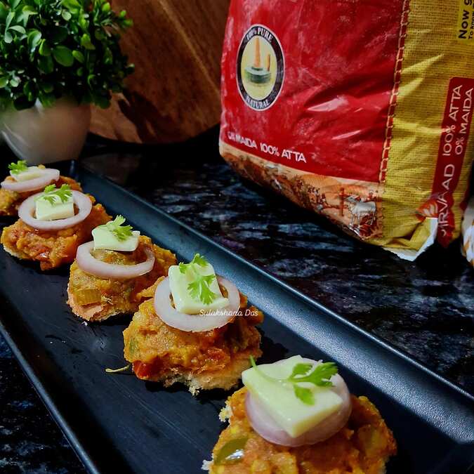 Canapes Pav Bhaji