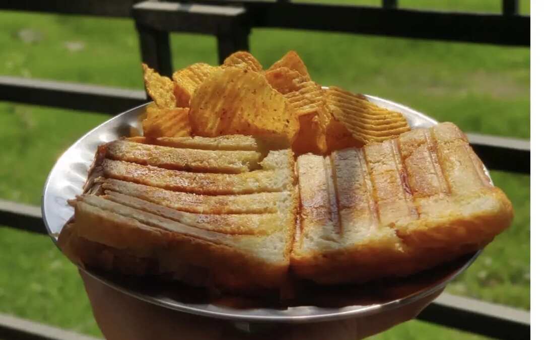 Aloo veg grill sandwich