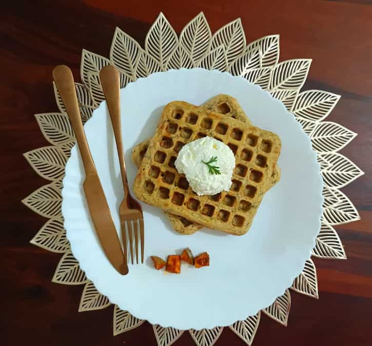 Allo Paratha Waffle 