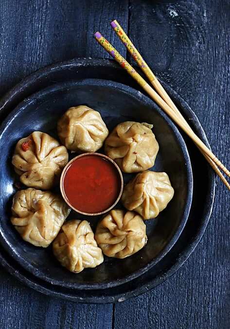 chicken momos