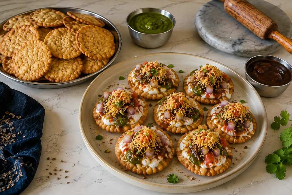 From Kadhai to Air Fryer: Khasta Masala Mathi Chaat